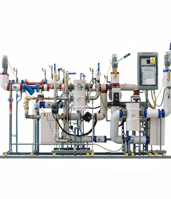 Duży węzęł cieplny do centrów handlowych i dużych obiektów